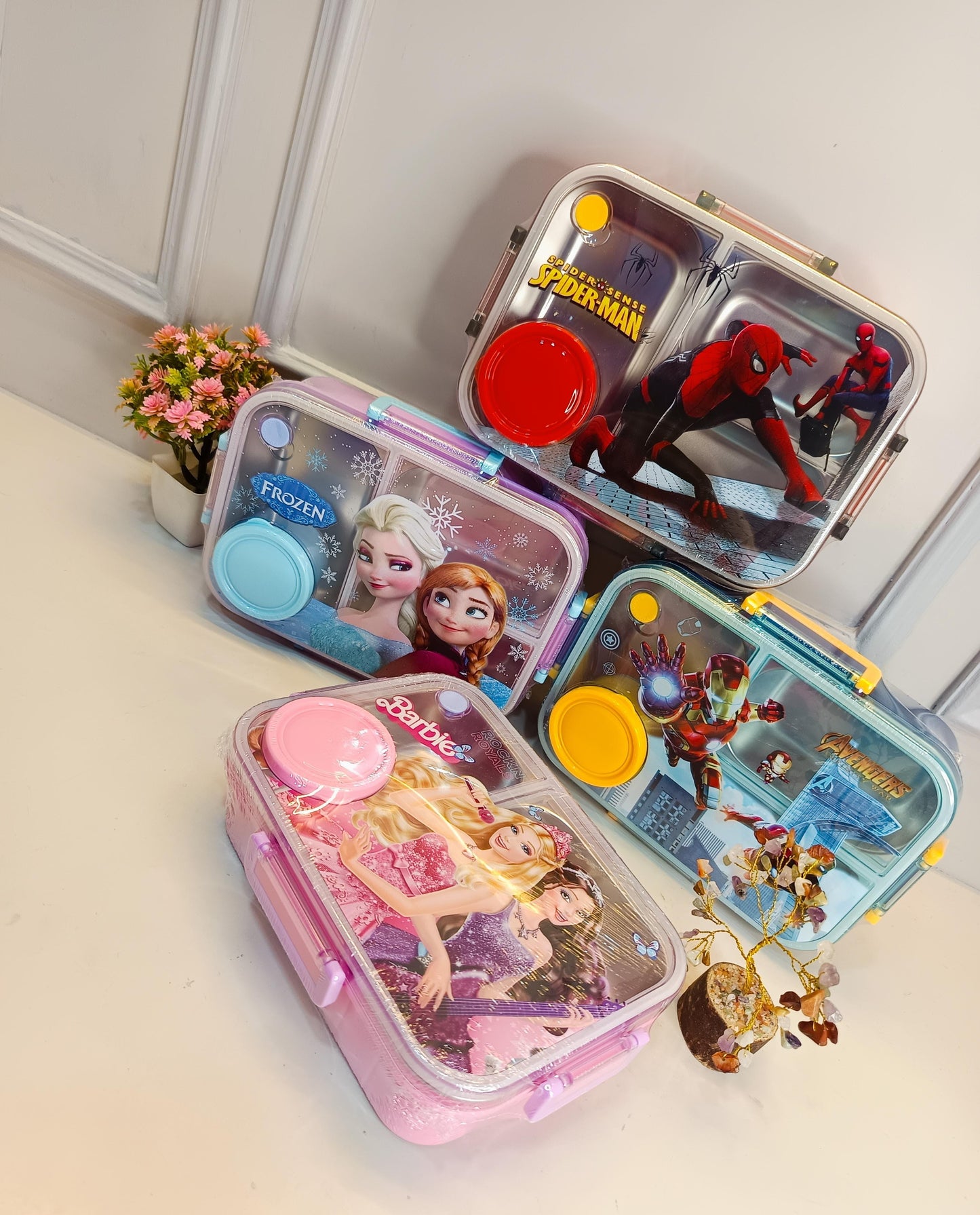Cartoon Character Steel Lunch Box ποΈβ¨