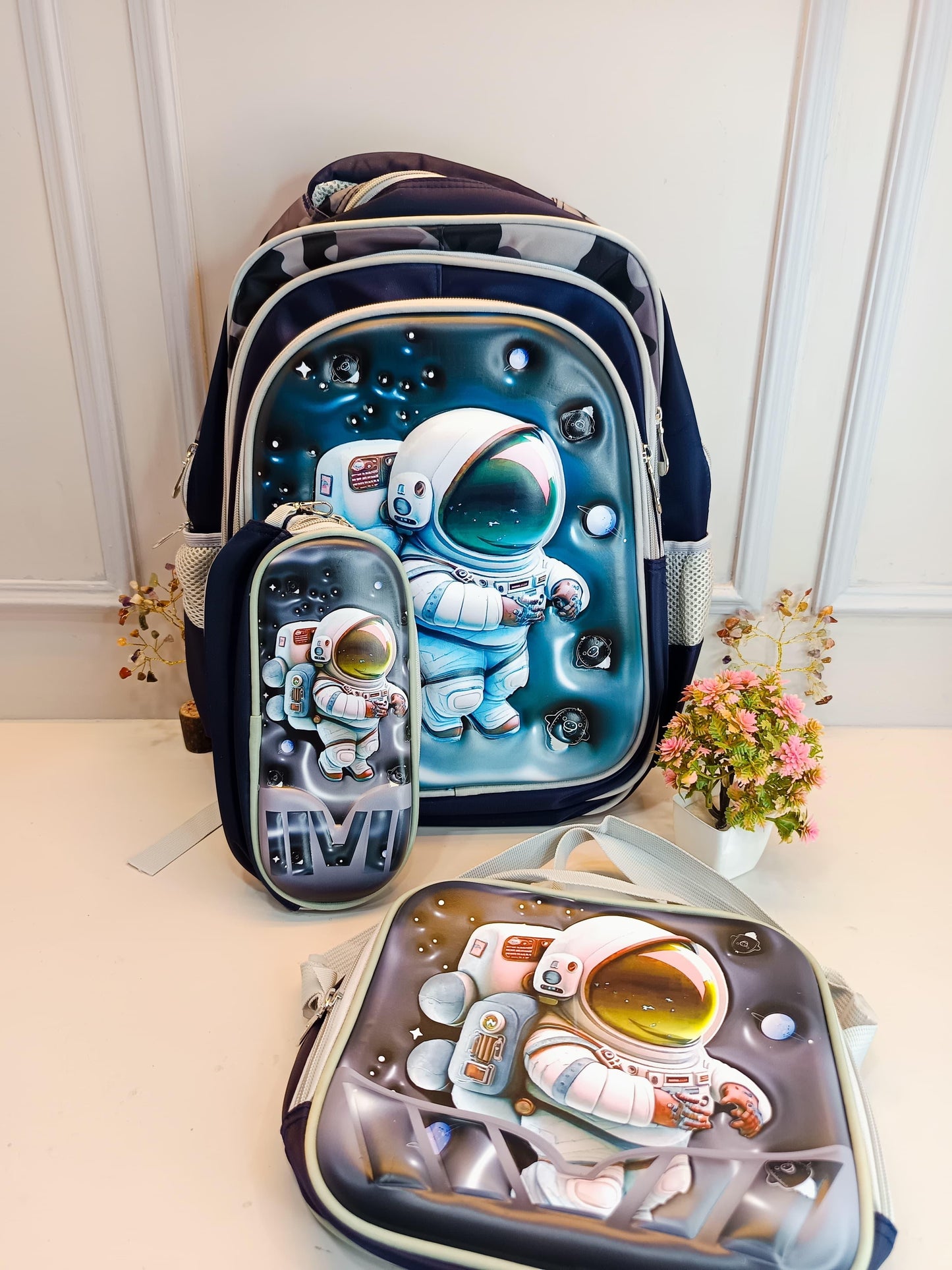 Cartoon Kids' School Backpack Set β Pack of 3