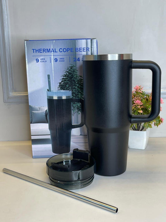 Black and White 900ml Tumbler