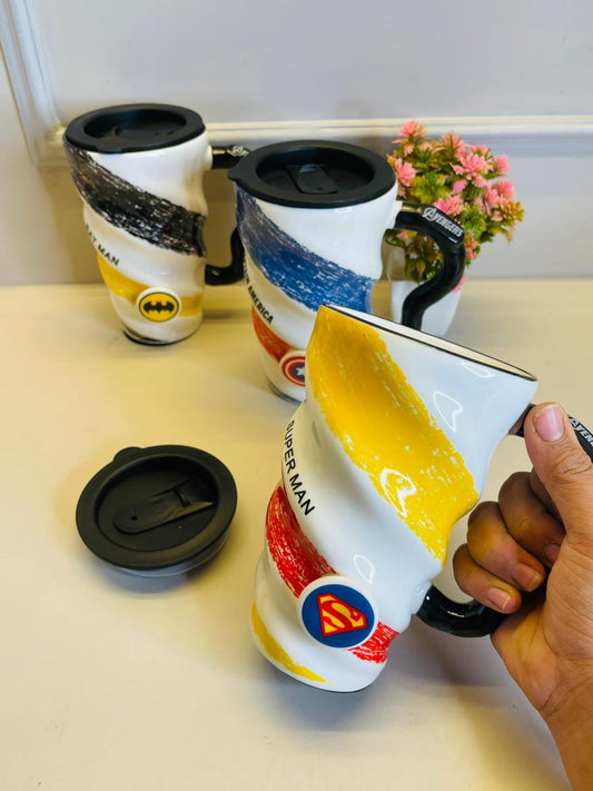 Avengers & Dinosaur Beak-Shaped Ceramic Mugs